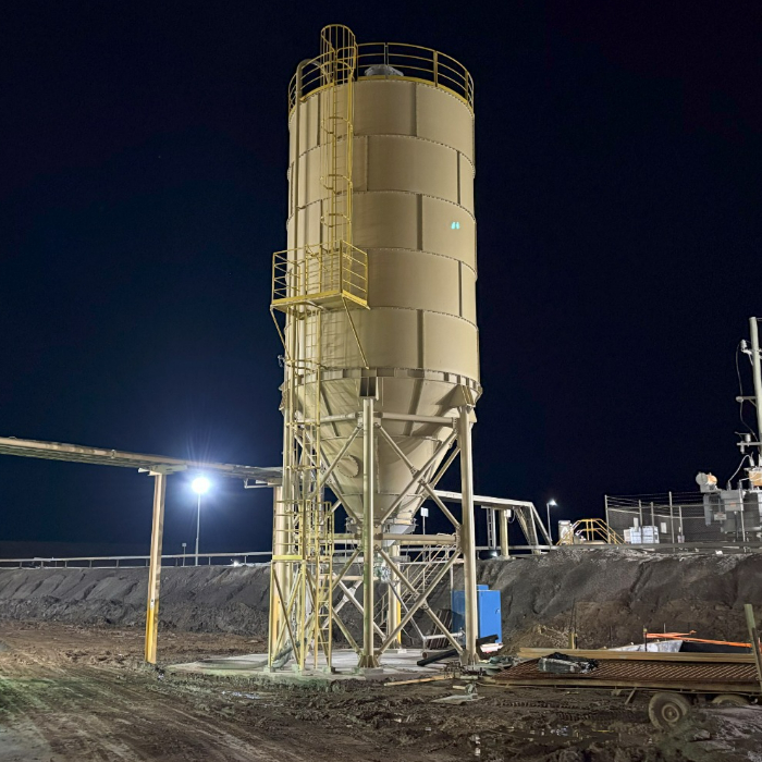 500 TON KAPASİTELİ CİVATALI SİLO